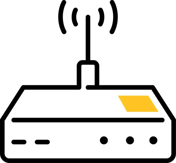 ハードウェアモデムWifiアイコン — ストックベクタ