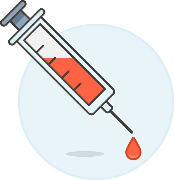 Ícone Exame Hemograma Categoria Hospitais Cuidados Saúde —  Vetores de Stock