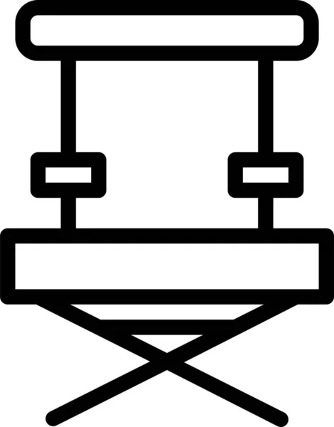 Іконка Стільця Кінотеатру Категорії Фотографії — стоковий вектор