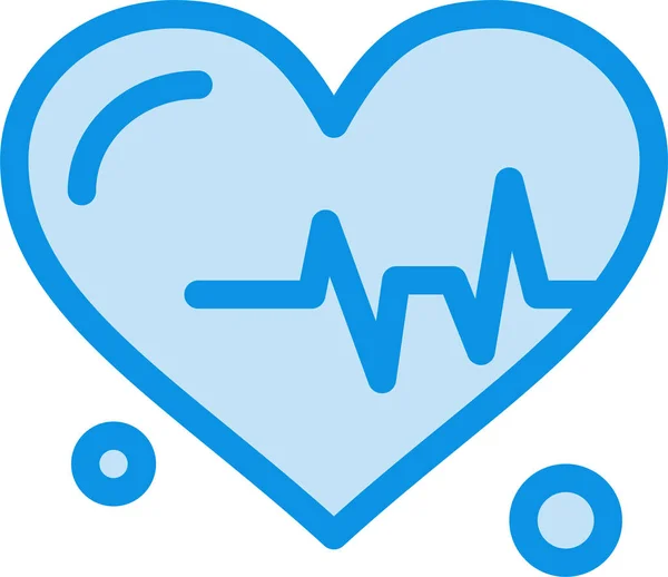Beat Heart Science Ikone Der Kategorie Wissenschaft Forschung — Stockvektor