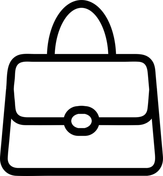 Bolsa Icono Ropa Categoría Accesorios Ropa — Archivo Imágenes Vectoriales