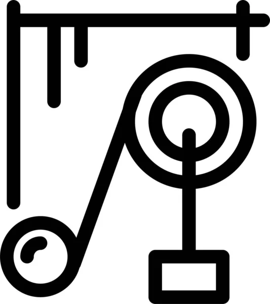 Иконка Науки Устройстве Стиле Наброска — стоковый вектор