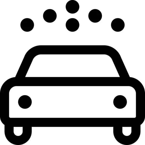 Servicio Reparación Icono Transporte Estilo Esquema — Vector de stock