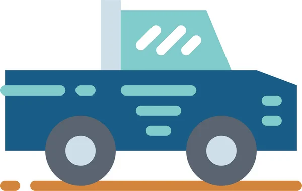 Icône Camion Transport Pick Dans Style Plat — Image vectorielle