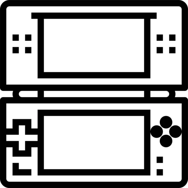 Jeu Gamepad Icône Jeu Dans Catégorie Jeux Jeux — Image vectorielle