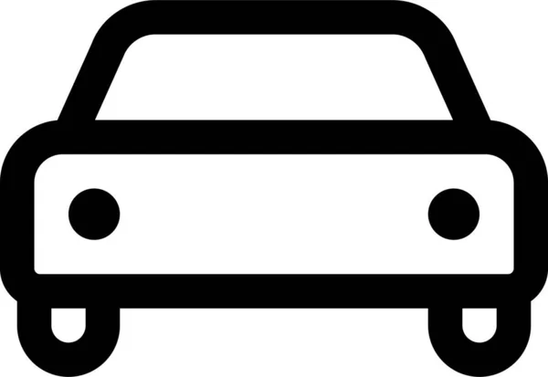 Іконка Перевезення Автомобілів Контурному Стилі — стоковий вектор