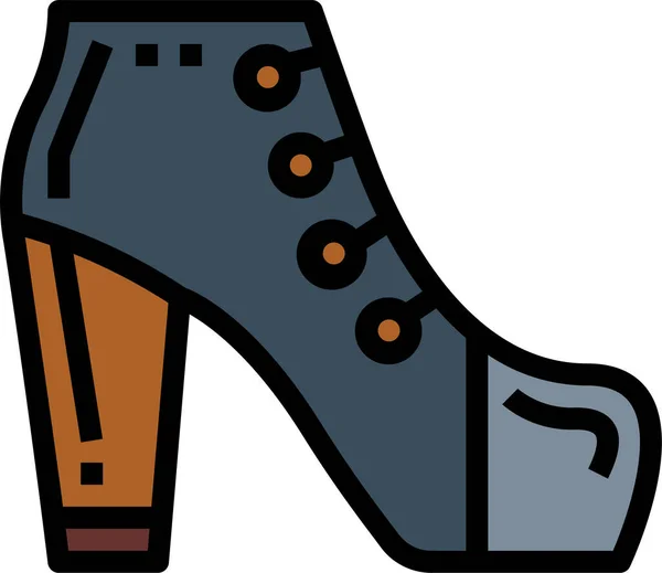 Икона Обуви Lita Категории Обувь — стоковый вектор