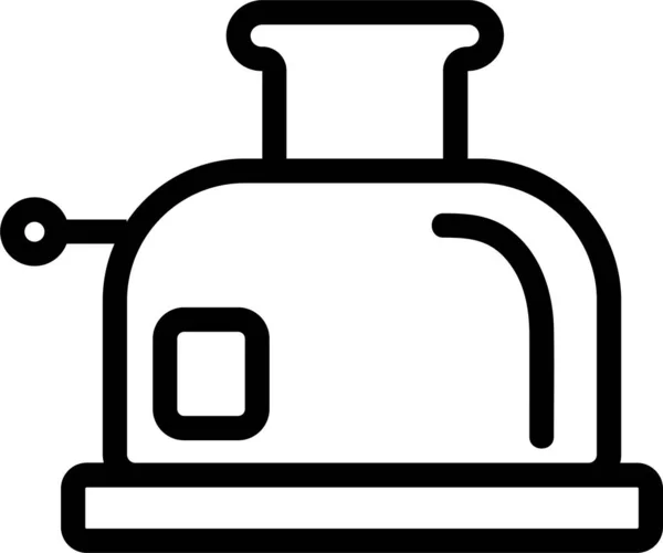 Ikona Urządzenia Gotowania Stylu Zarysu — Wektor stockowy