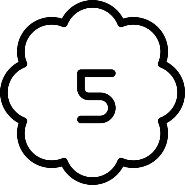 Burbuja Icono Juego Nube Estilo Esquema — Vector de stock