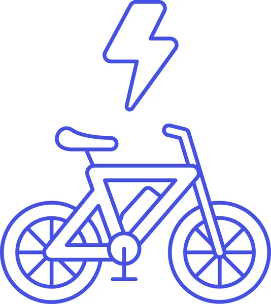 探险类自行车骑自行车图标 — 图库矢量图片