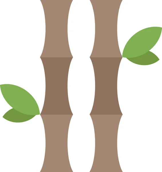Бамбуковий Ліс Зелена Ікона Категорії Релаксація Догляд Здоров — стоковий вектор