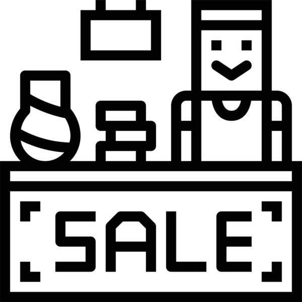 Buy Commerce Sale Icon Outline Style — Stock Vector