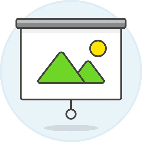 Afbeeldingen Foto Pictogram Fotografie Categorie — Stockvector