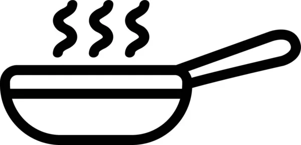 Иконка Предмета Приготовления Пищи Стиле Наброска — стоковый вектор