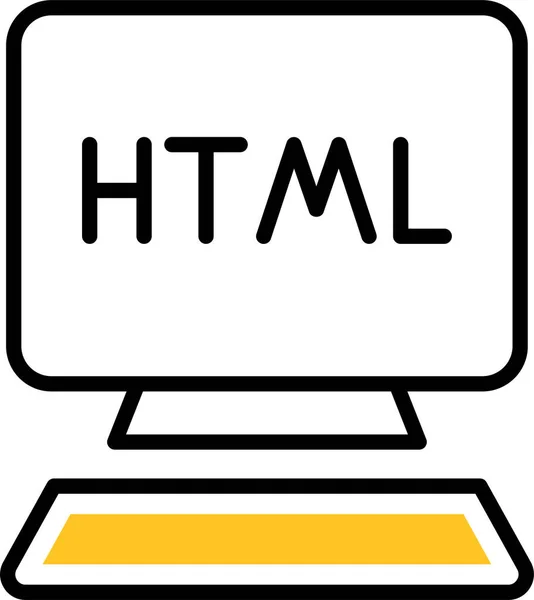 Htmlプログラムアイコン — ストックベクタ
