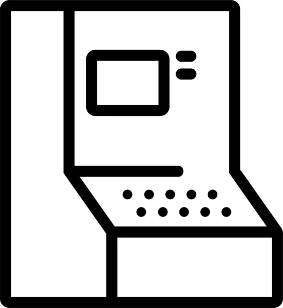 Computer Desktop Element Icon — Stock Vector