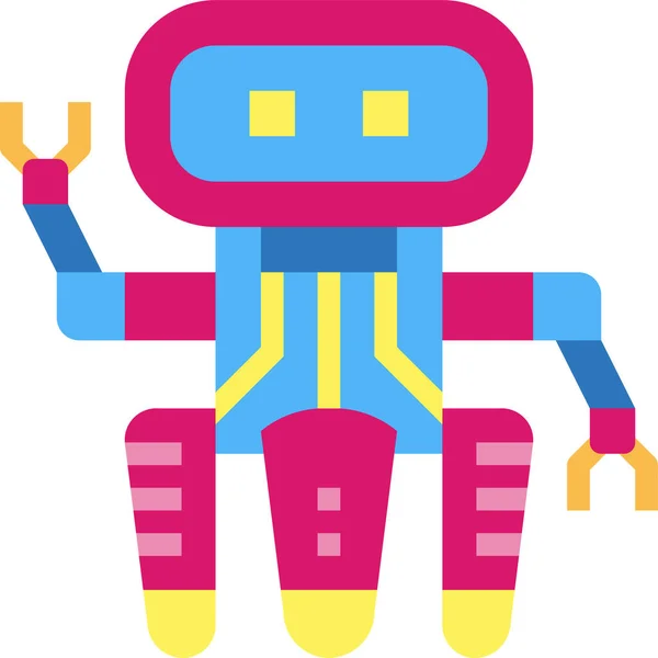 Иконка Робототехники Категории Электронные Приборы Приборы — стоковый вектор