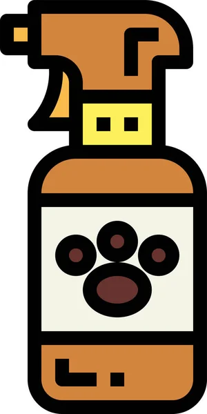 Desodorante Sanitario Icono Mascota Categoría Animal — Archivo Imágenes Vectoriales