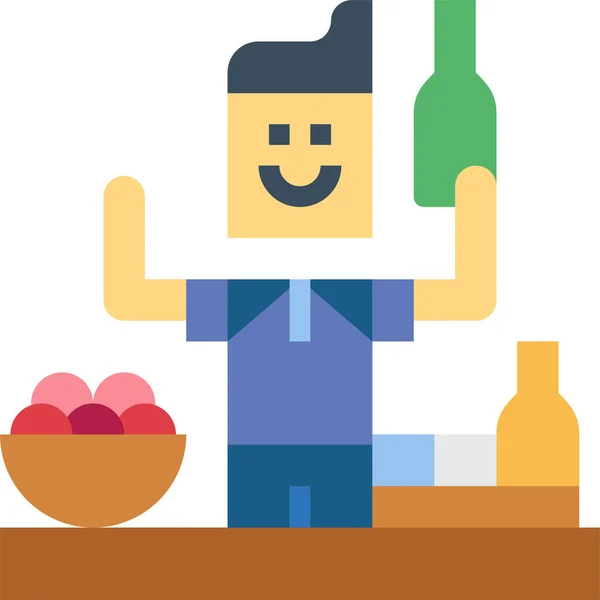 Bottle Drink Drinking Icon — Stock Vector