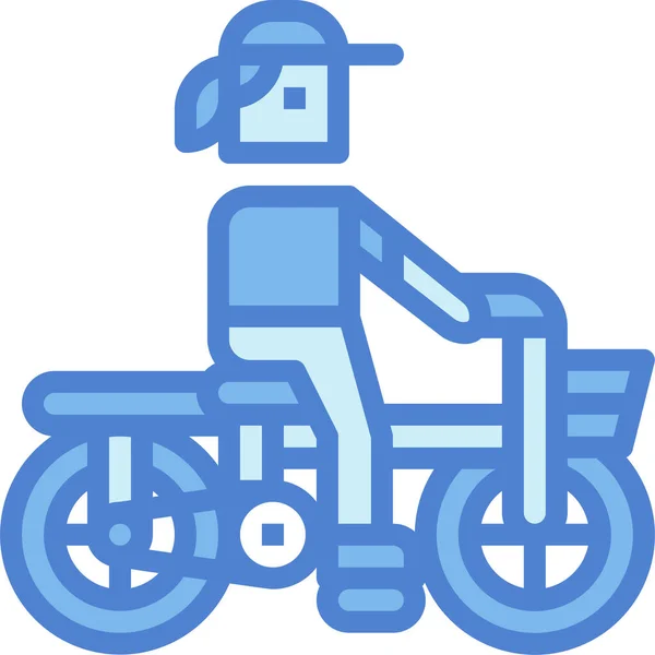 Bicycle Bike Biking Icon — Stock Vector