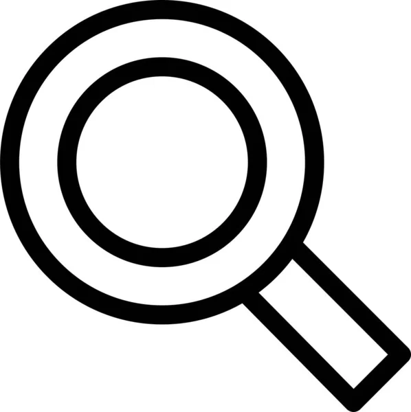 Find Magnifier Search Icon Outline Style — Stock Vector