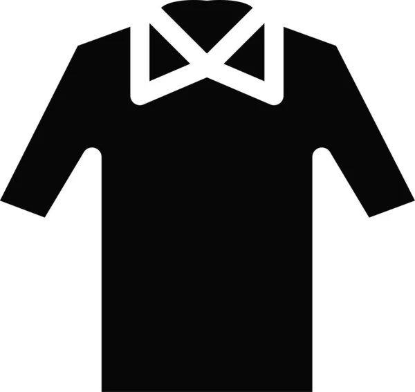 Moda Ubrania Ikona Mody Stałym Stylu — Wektor stockowy