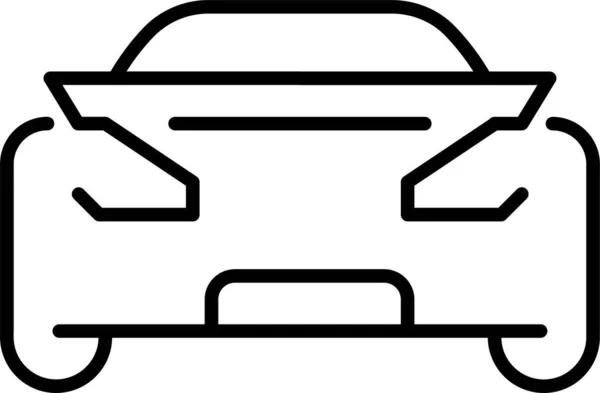 Auto Coche Carrera Icono — Archivo Imágenes Vectoriales