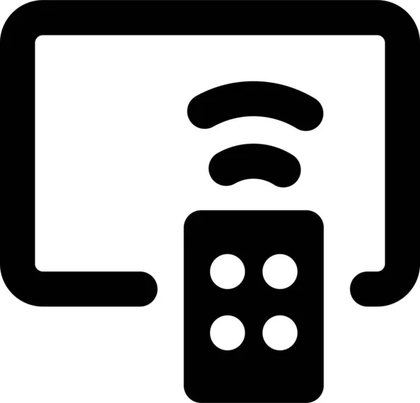 Moderna Icona Telecomando — Vettoriale Stock