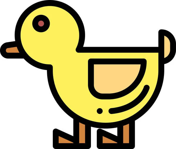 Animal Duck Hunt Icon Recreation Hobby Category — Stock Vector
