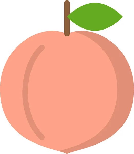 Icône Fruits Frais Dans Style Plat — Image vectorielle