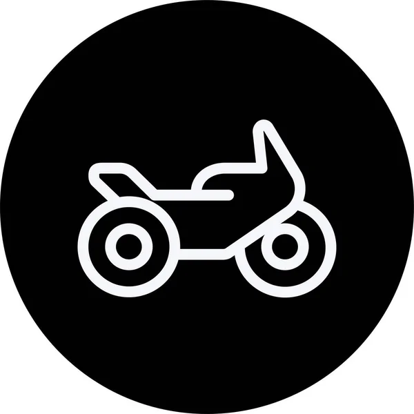 Vetores de Moto De Corrida Único Ícone De Esporte Radical No