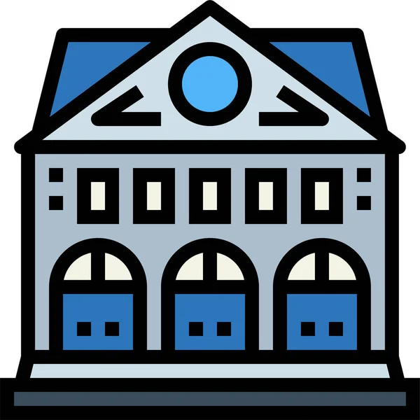 Икона Образования Колледжей Категории Образование Школа Образование — стоковый вектор