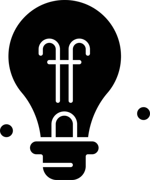 Glühbirne Bildungsidee Symbol Der Kategorie Bildung Schule Lernen — Stockvektor