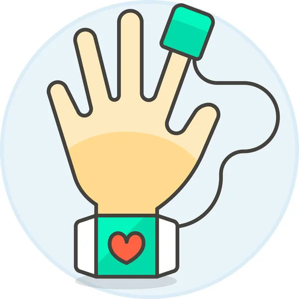 Εικονίδιο Τεχνολογίας Καρδιακής Πίεσης — Διανυσματικό Αρχείο