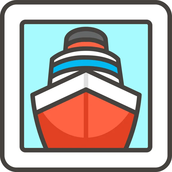 1F6A2 Ship Icon — Stock Vector