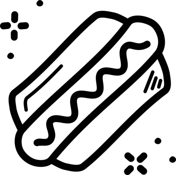 Icône Hot Dog Bayern Bratwurst Dans Catégorie Culture Communautés — Image vectorielle