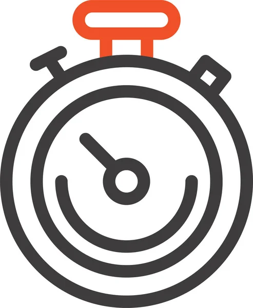 Reloj Los Deportes Icono Cronómetro Estilo Del Esquema — Archivo Imágenes Vectoriales