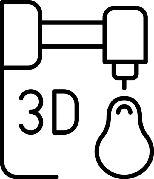 Bioprint Fruchtsymbol — Stockvektor