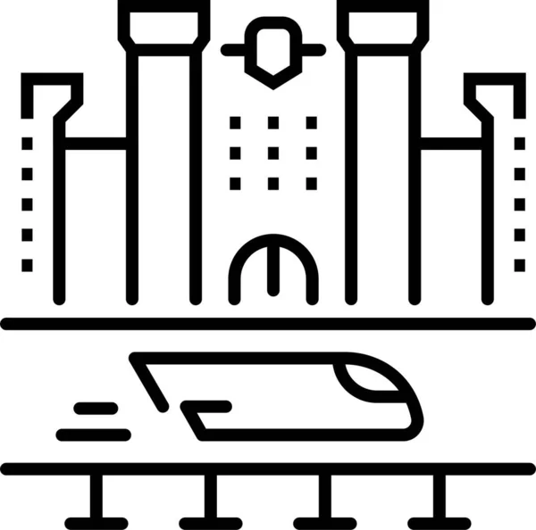 Піктограма Метро Міста — стоковий вектор