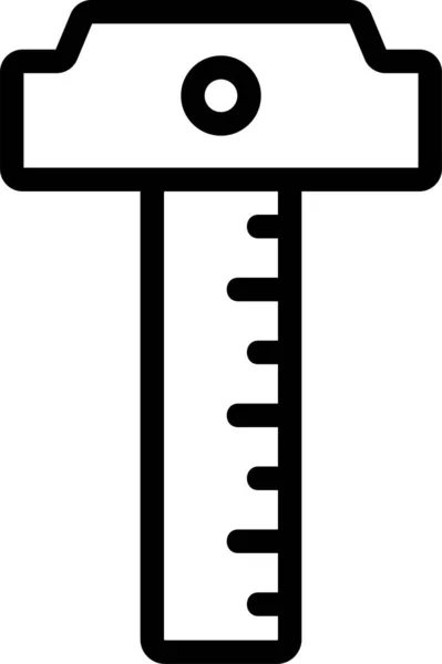 Geometria Inżyniera Ikona Matematyki — Wektor stockowy