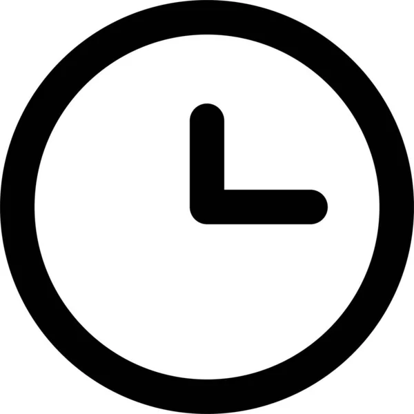Reloj Reloj Reloj Icono Categoría Signo Símbolo — Vector de stock