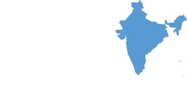 Ícone Mapa Índia Caxemira Estilo Sólido —  Vetores de Stock