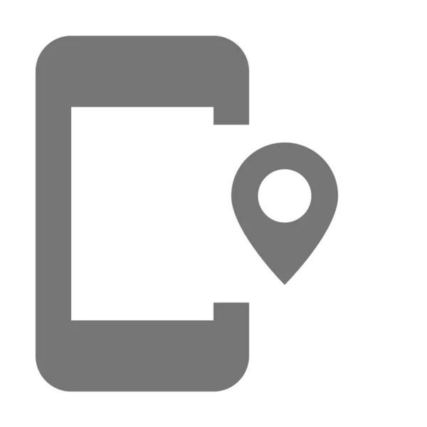 Gps Icono Web Ilustración Simple — Archivo Imágenes Vectoriales