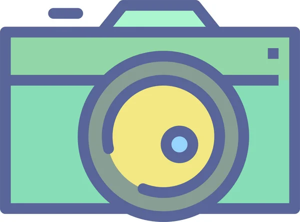 Иконка Фотографии Изображения Камеры — стоковый вектор