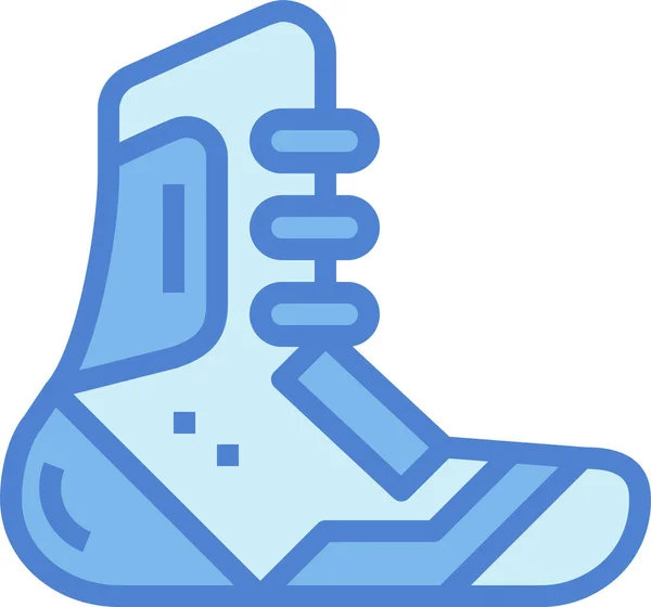 Boot Clothing Shoes Icon — Stock Vector