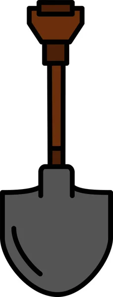 Baggerschaufel Symbol Der Kategorie Werkzeugbau — Stockvektor