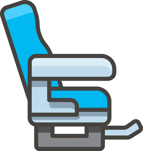 1F4Ba Seat Icon — Stock Vector