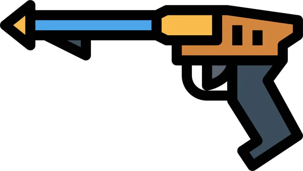 Ikona Włóczni Pistolet Wędkarski Kategorii Rekreacyjno Hobby — Wektor stockowy