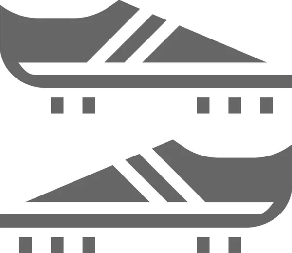 Accesorio Jog Runner Icono Estilo Sólido — Archivo Imágenes Vectoriales