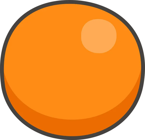 1F7E0 Cirkel Oranje Icoon — Stockvector